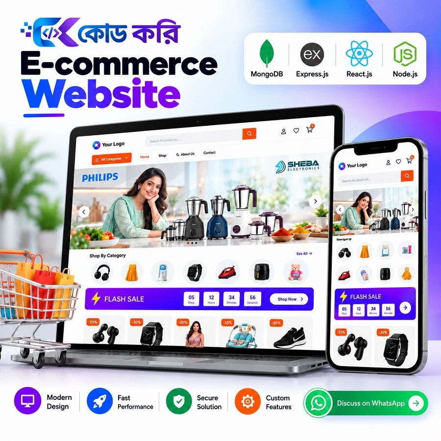 All in One Ecommerce Website MERN